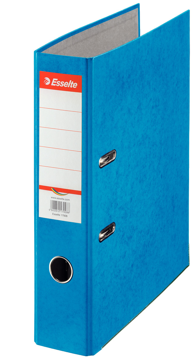Bibliorafturi - Biblioraft marmorat 7.5 cm albastru rainbow esselte