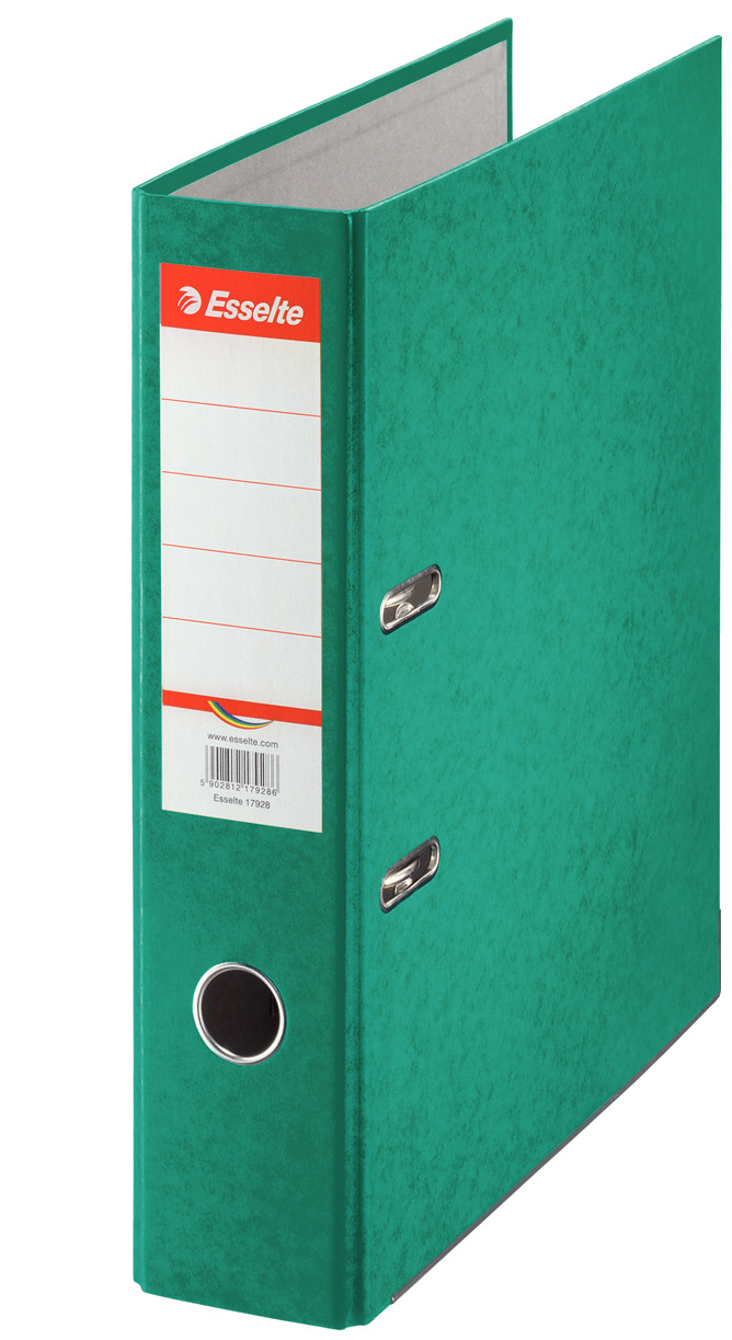 Bibliorafturi - Biblioraft marmorat 7.5 cm verde rainbow esselte