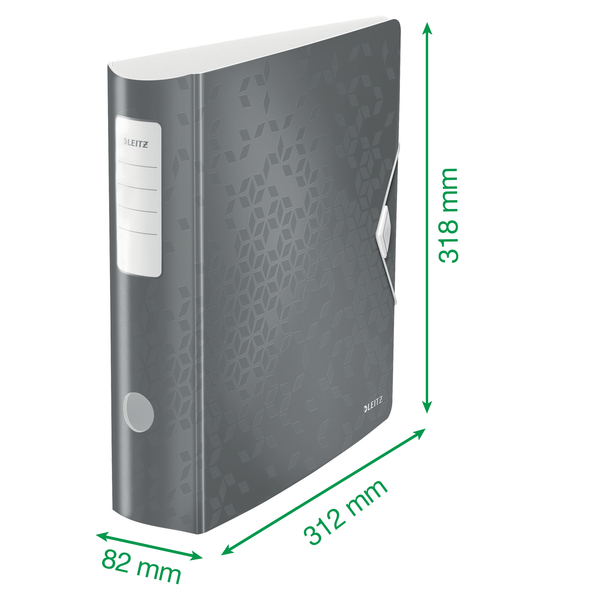 Biblioraft plastifiat 8.2 cm 180 grade rosu active wow leitz [2]