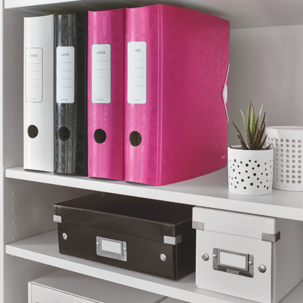 Biblioraft plastifiat 8.2cm 180grade roz active wow leitz [1]