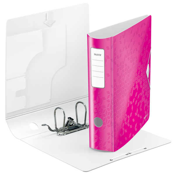 Biblioraft plastifiat 8.2cm 180grade roz active wow leitz [2]