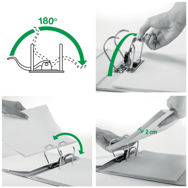 Biblioraft plastifiat 8.2 cm 180grade verde active wow leitz [3]