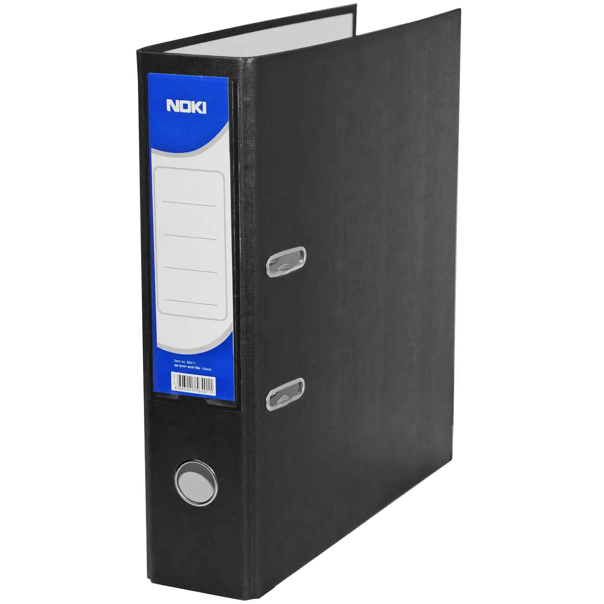 Bibliorafturi - Biblioraft plastifiat 7.5cm negru noki