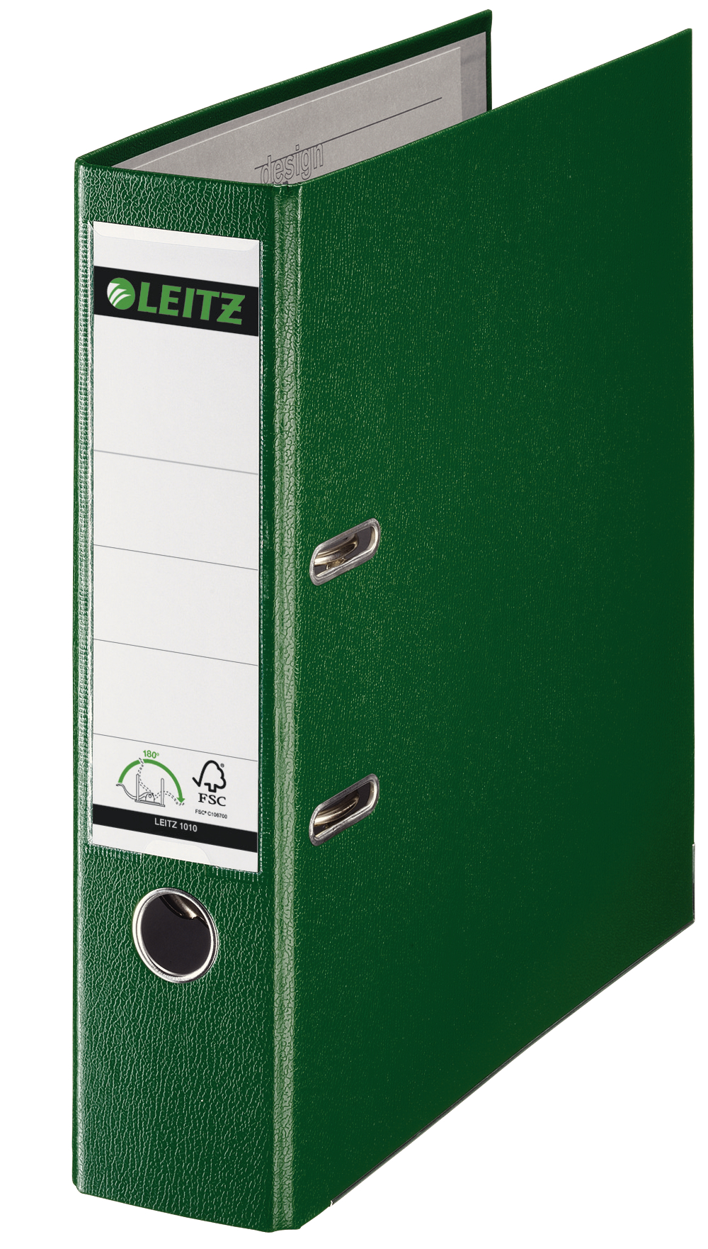 Bibliorafturi - Biblioraft plastifiat 8cm 180grade verde leitz