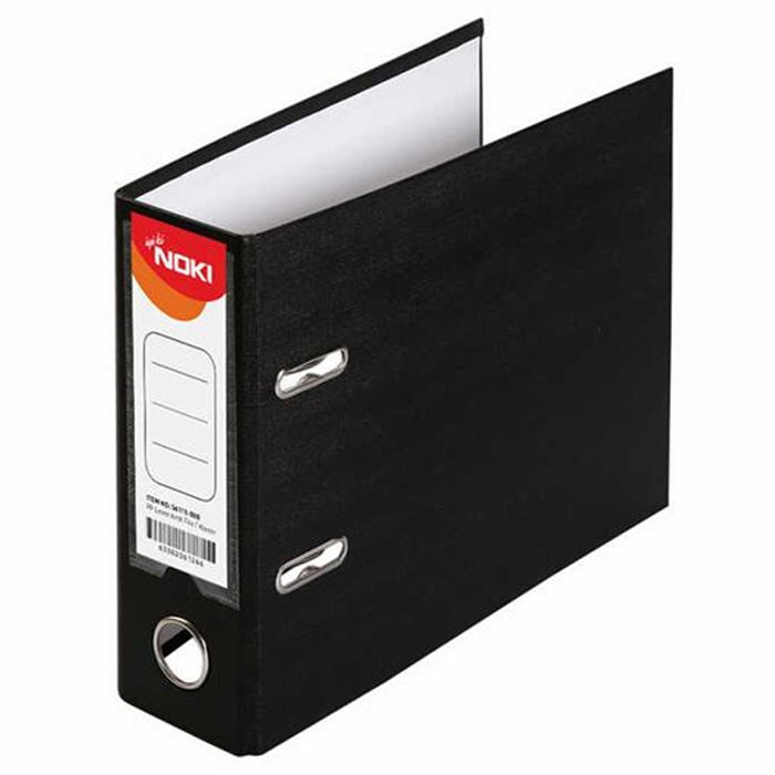 Bibliorafturi - Biblioraft plastifiat a5 7.5cm negru noki