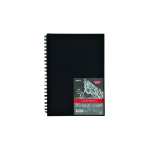 Art & Craft si Artizanat - Bloc a4 hartie neagra 140g 30 file daco bd414