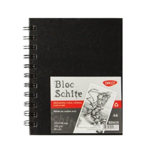 Art & Craft si Artizanat - Bloc a6 schite 100g 80 file daco bd610