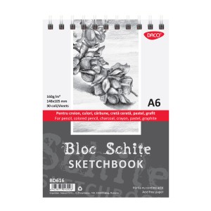 Art & Craft si Artizanat - Bloc a6 schite 160g 30 file daco bd616