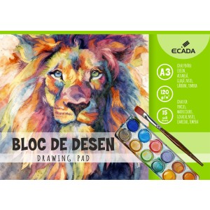 Art & Craft si Artizanat - Bloc desen a3 ecada 25301 20 buc
