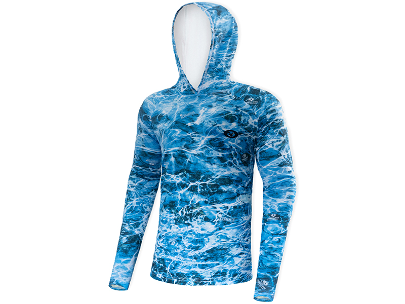 Accesorii pescuit - Bluza Flying Fisherman Performance Hoodie Mossy Oak Nautical M