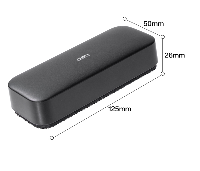 Burete magnetic whiteboard negru deli [1]