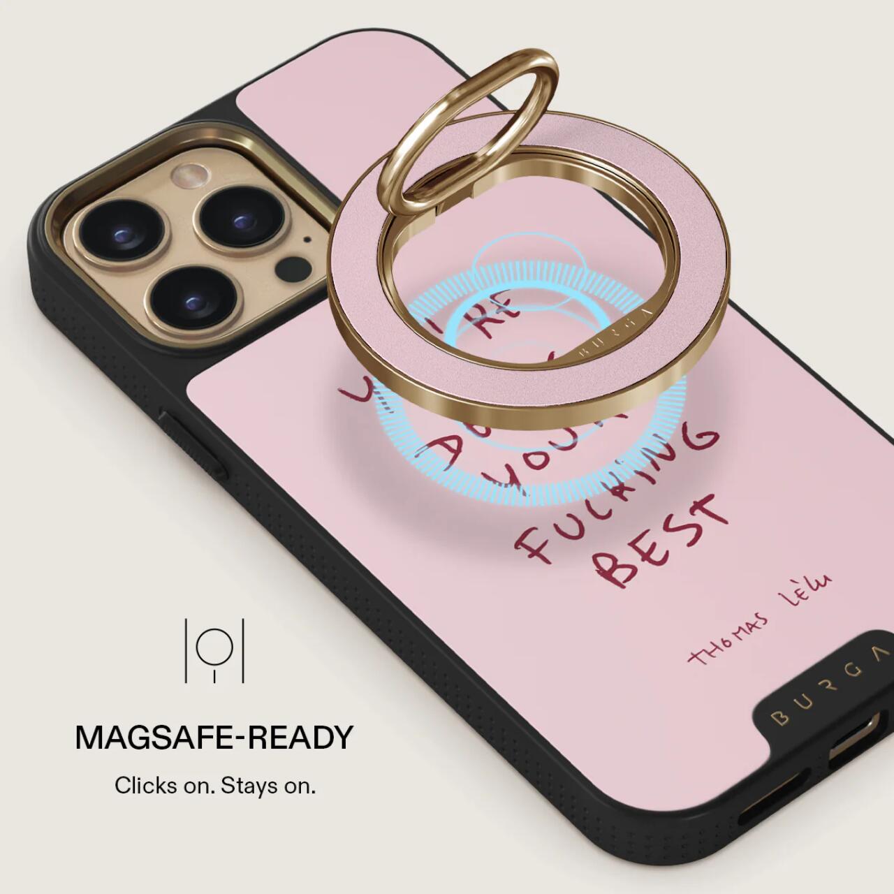 Burga Inel Magnetic pentru telefon Your best Gold [2]