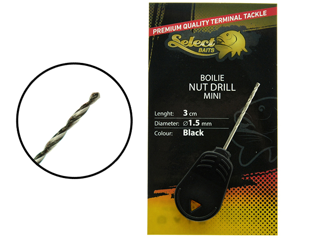 Burghiu Select Baits Boilie and Nut Drill Mini Black (negru) [4]