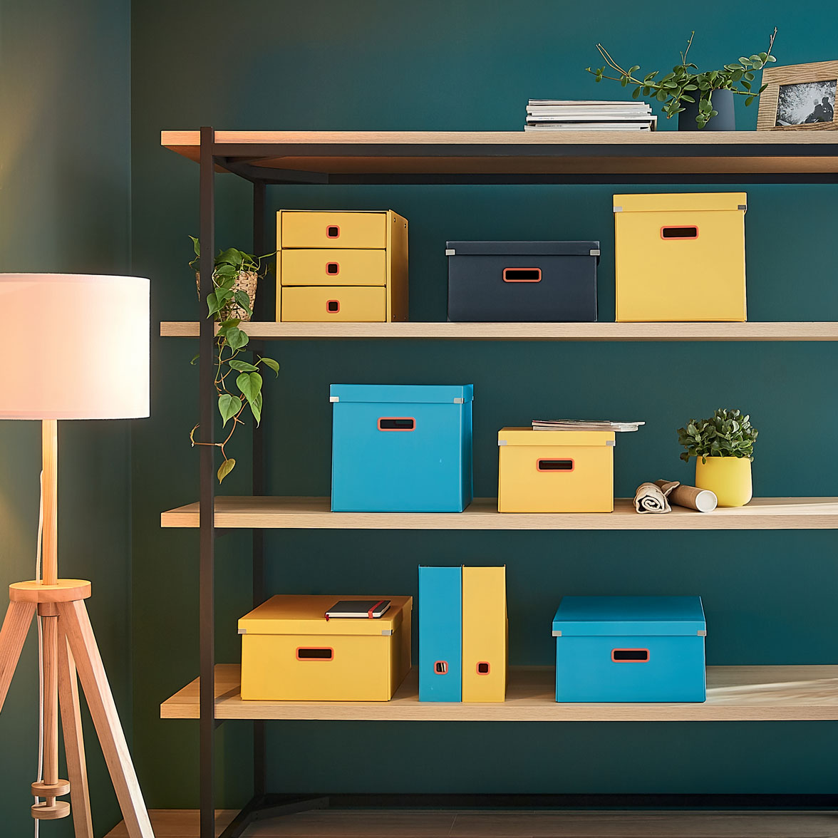 Cabinet 3 sertare galben chihlimbar cosy click&store leitz [4]