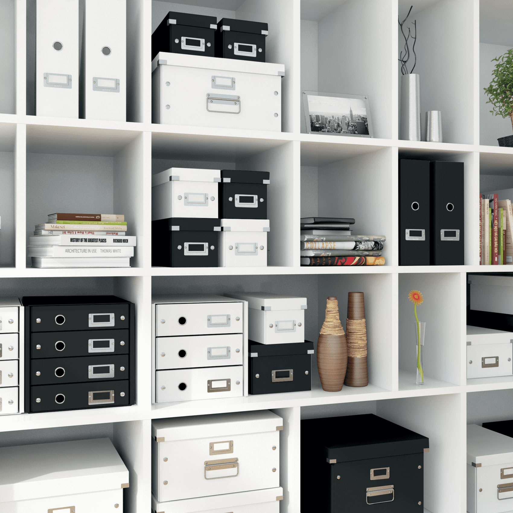 Cabinet 4 sertare galben click&store leitz [3]
