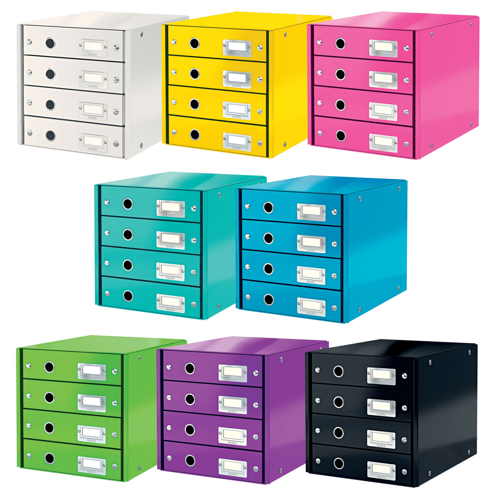 Cabinet 4 sertare verde click&store leitz [3]