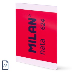Rechizite Școlare - Caiet a4 48 file velin cusut milan roz nata 57041g48p
