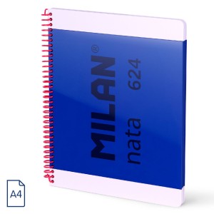 Rechizite Școlare - Caiet a4 80 file ar spira milan albastru nata 57043e80b
