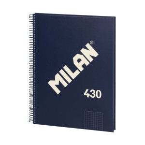 Rechizite Școlare - Caiet a4 80 file ar spira milan albastru 430 57143e80b