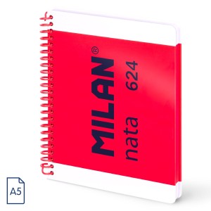 Rechizite Școlare - Caiet a5 80 file dr spira milan roz nata 57052e80p