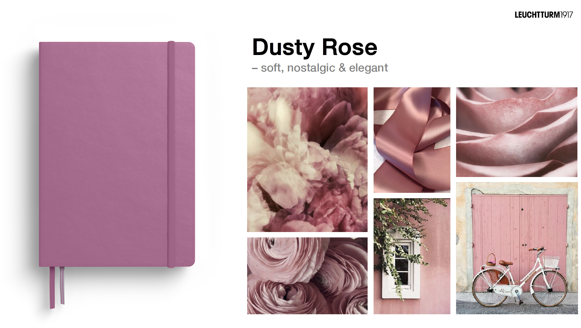 Caiet a5 punctat coperta flexibila dusty rose leuchtturm [1]