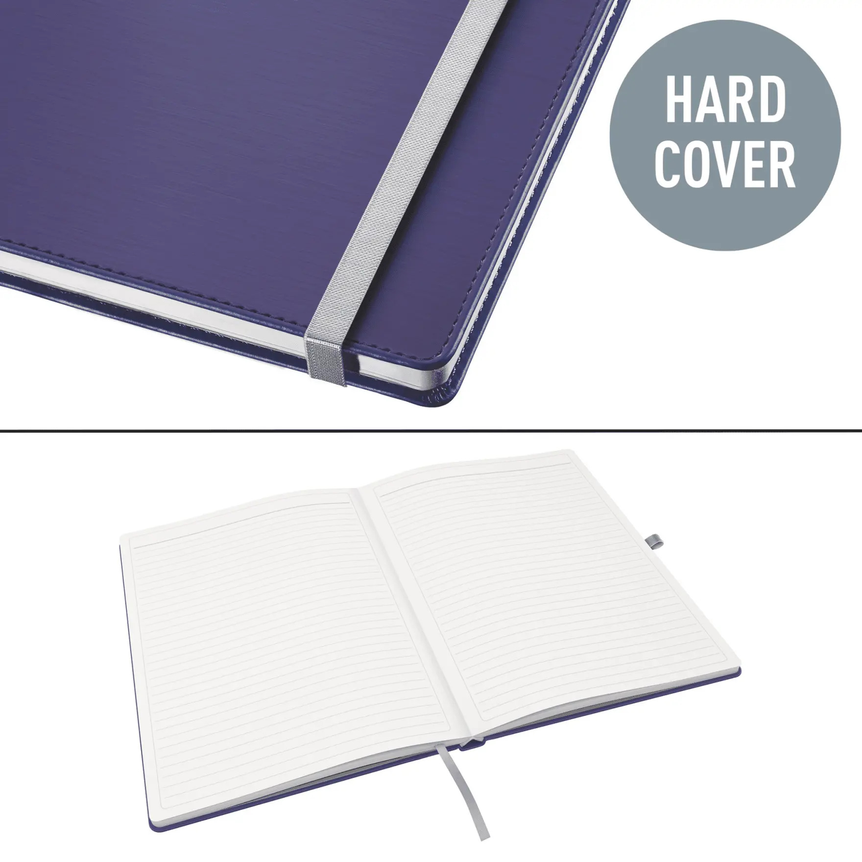 Caiet birou a5 dictando albastru-violet coperta carton style leitz [2]