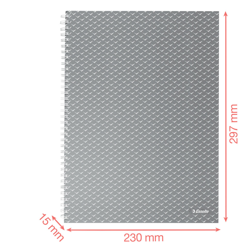 Caiet birou spira a4 80 file aritmetica verde coperta carton colour'breeze esselte [4]