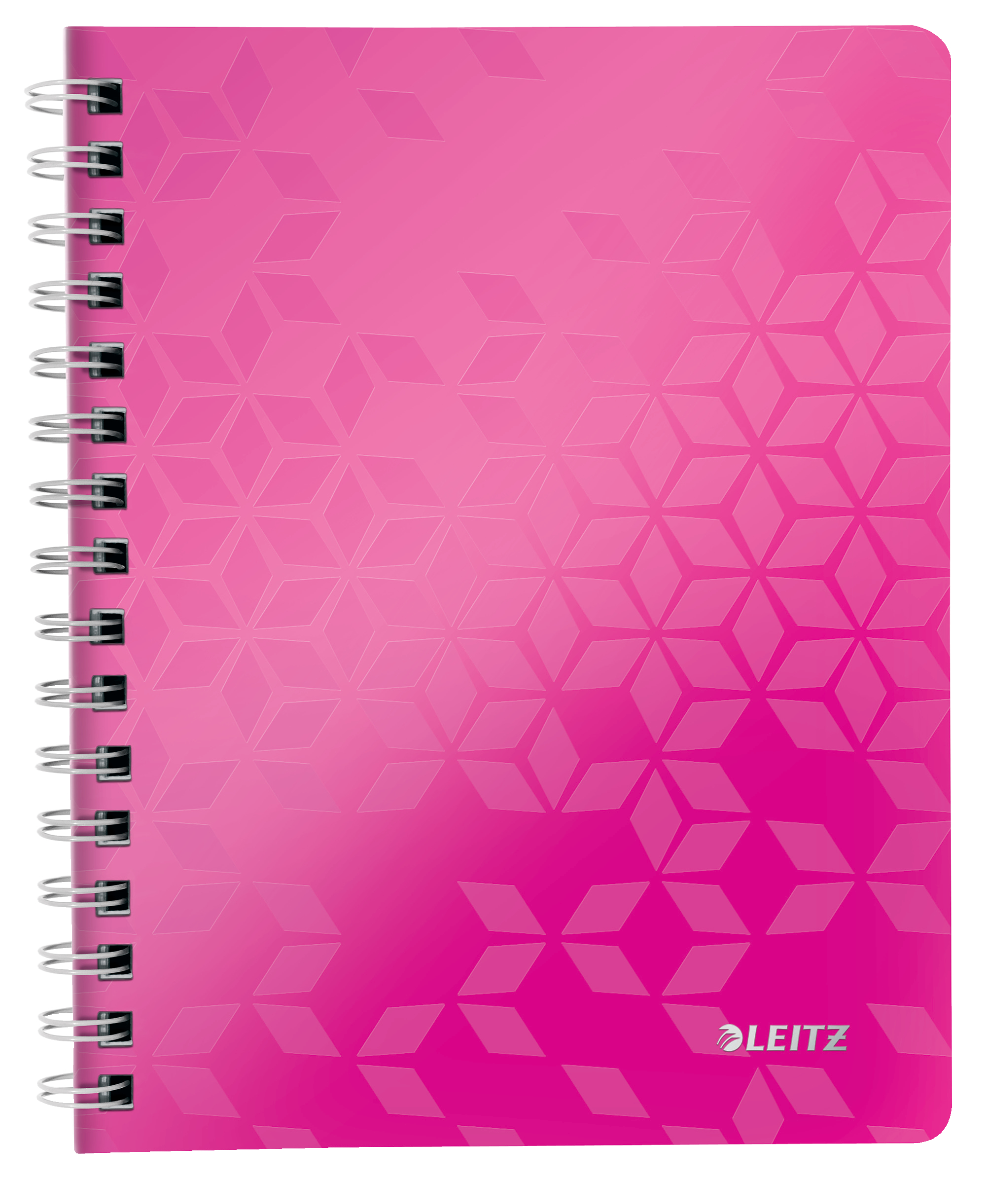 Caiet birou spira a5 aritmetica roz coperta pp wow leitz