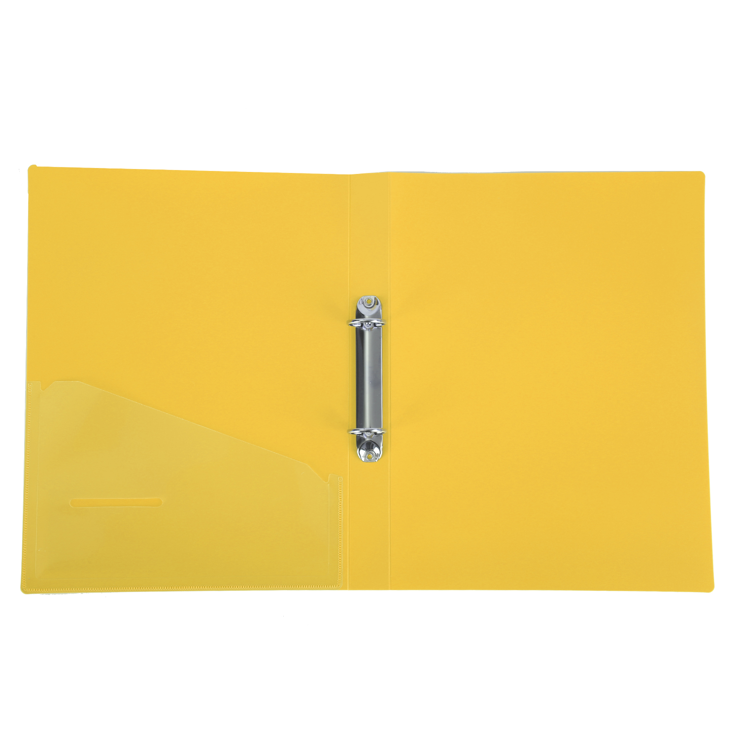 Caiet mecanic a4 2 inele 25/30 mm coperta flexibila cu buzunar culori neon deli [4]