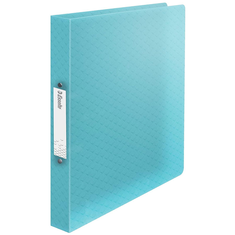 Caiete mecanice - Caiet mecanic a4 2 inele 25mm/32mm coperta flexibila albastru colour'breeze esselte