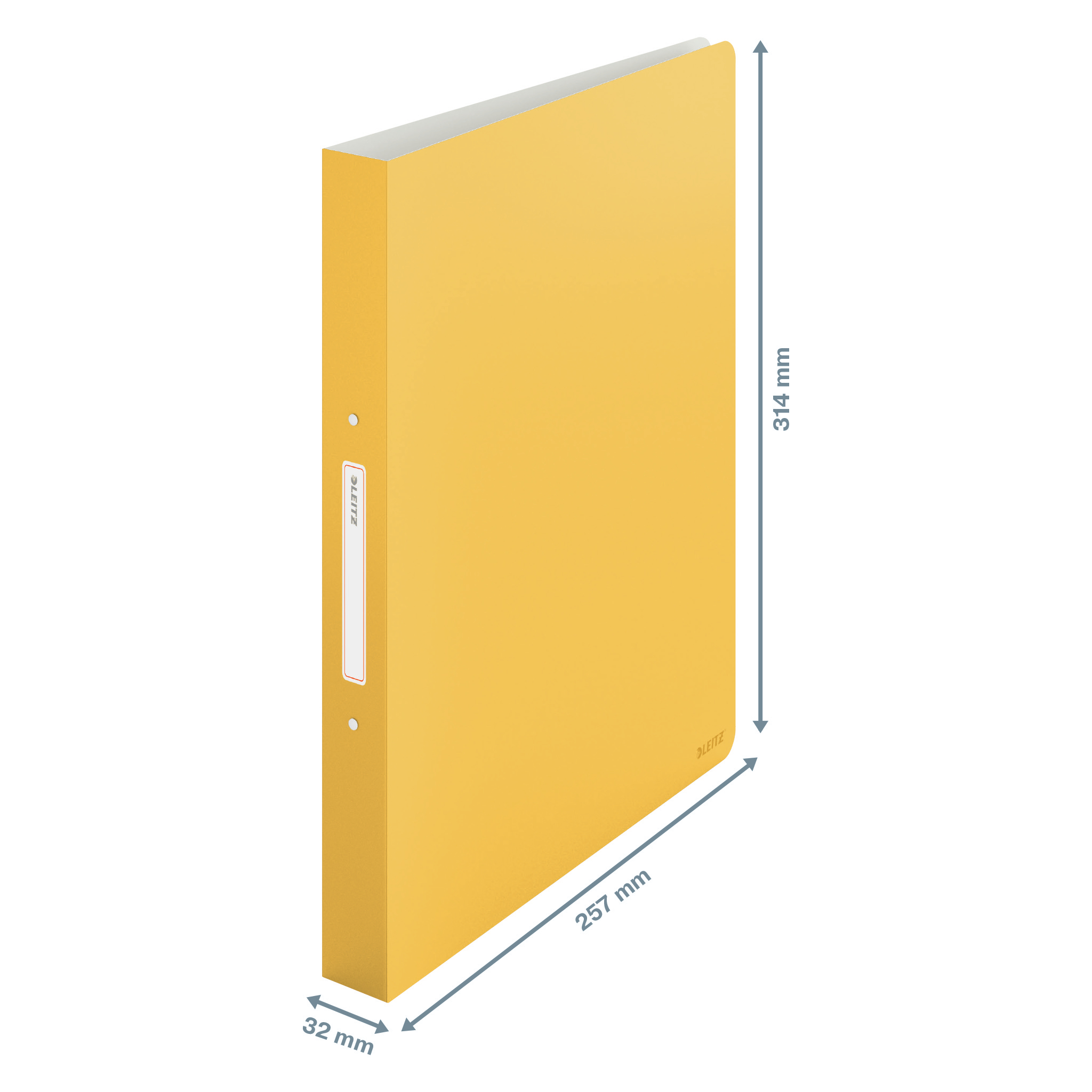 Caiet mecanic a4 2 inele 25mm/32mm cop flex galben chihlimbaritmetica cosy leitz [3]