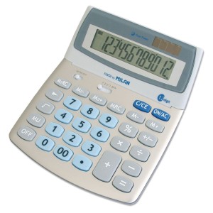 Birotică și Papetărie - Calculator 12 dg milan 152512  (din care timbru verde 0,15 ron)