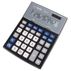 Birotică și Papetărie - Calculator 12 dg milan 153012-taxa  (din care timbru verde 0,15 ron)