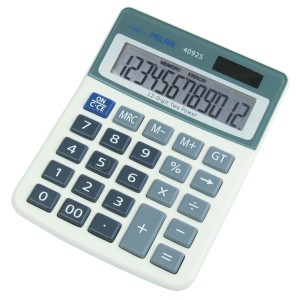 Birotică și Papetărie - Calculator 12 dg milan 925  (din care timbru verde 0,1 ron)