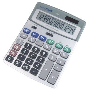 Birotică și Papetărie - Calculator 14 dg milan 924  (din care timbru verde 0,15 ron)