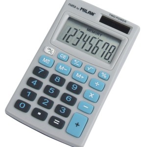 Birotică și Papetărie - Calculator 8 dg milan 208bbl  (din care timbru verde 0,1 ron)