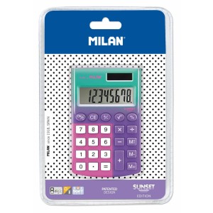 Birotică și Papetărie - Calculator 8 dg milan sunset mov (din care timbru verde 0,1 ron)
