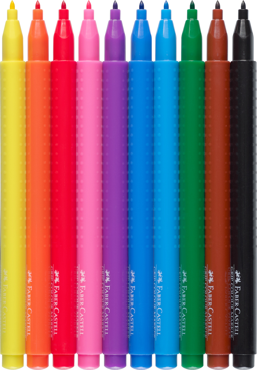 Carioca 10 culori grip faber-castell [3]