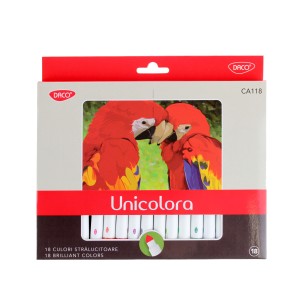 Rechizite Școlare - Carioca 18c varf conic unicolora daco ca118 12 buc