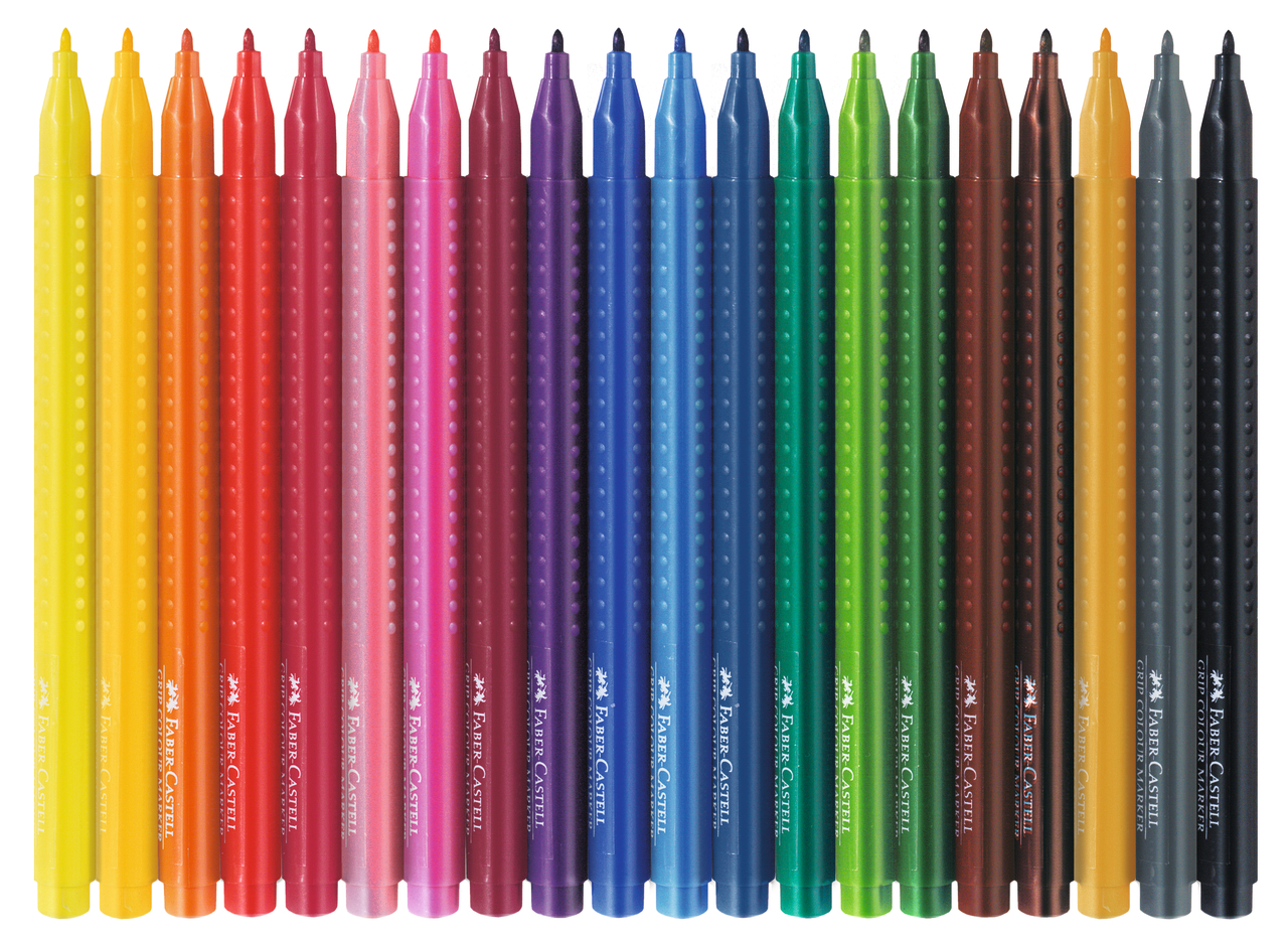 Carioca 20 culori grip faber-castell [1]