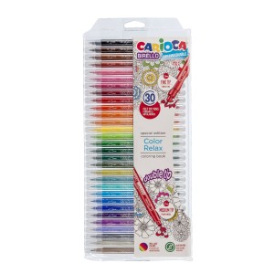 Rechizite Școlare - Carioca 30 culori cu 2 capete birello 42841