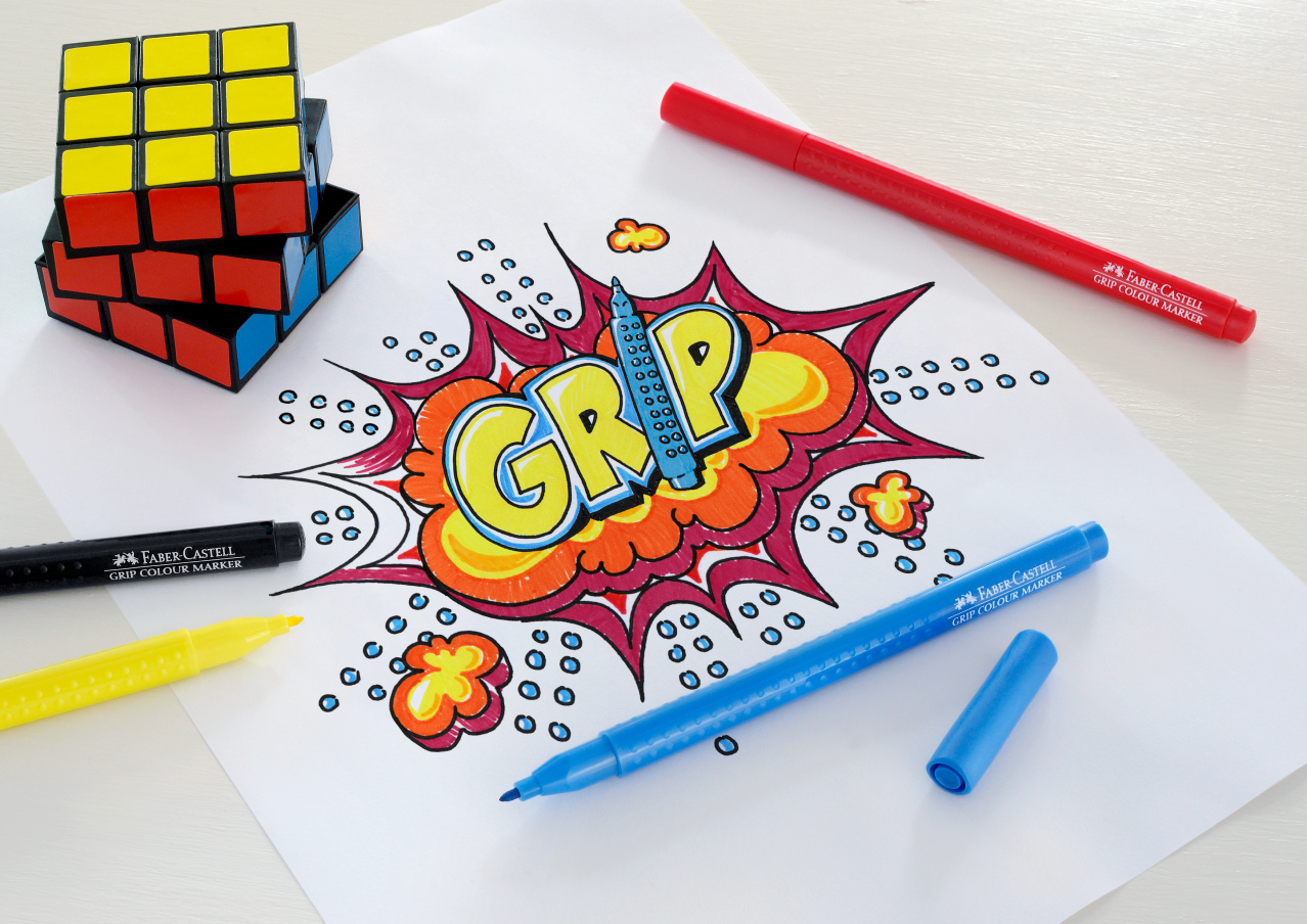 Carioca 30 culori grip faber-castell [2]