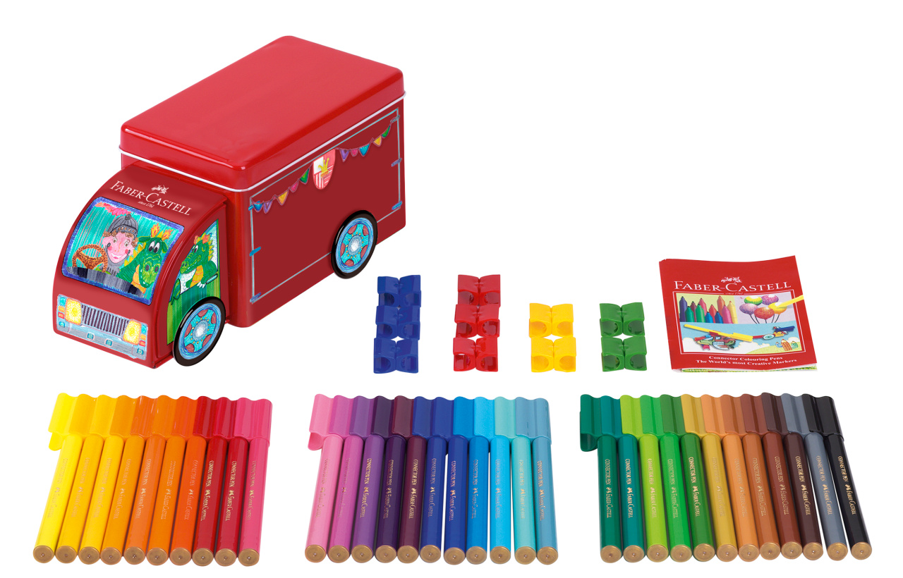 Carioca 33 culori camion connector faber-castell [2]