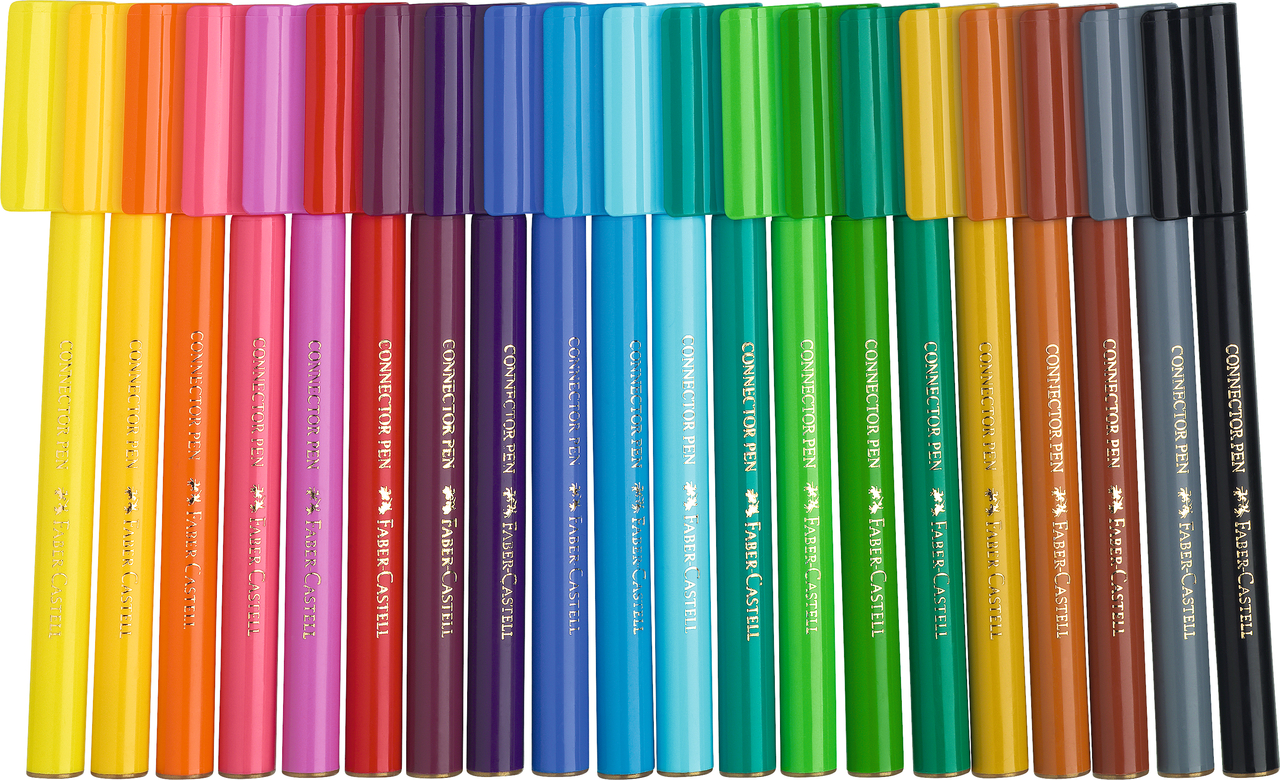 Carioca 60 culori connector cut cadou faber-castell [3]