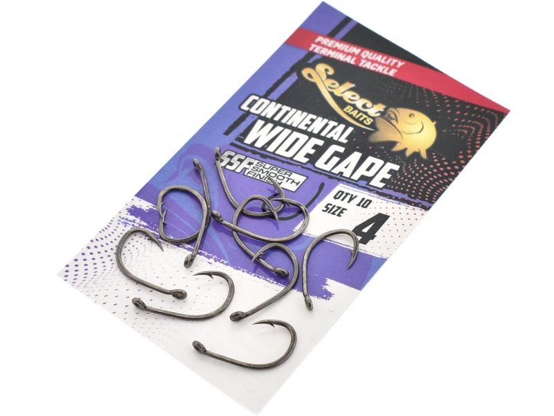 Carlige Select Baits Continental Wide Gape SSF Hooks #8 [1]