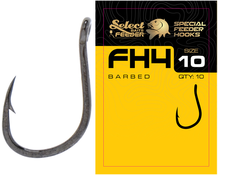 Ac de pescuit - Carlige Select Baits FH4 Feeder Series Hooks #8