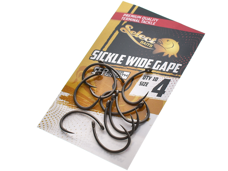Carlige Select Baits Sickle Wide Gape SSF Hooks #6 [3]