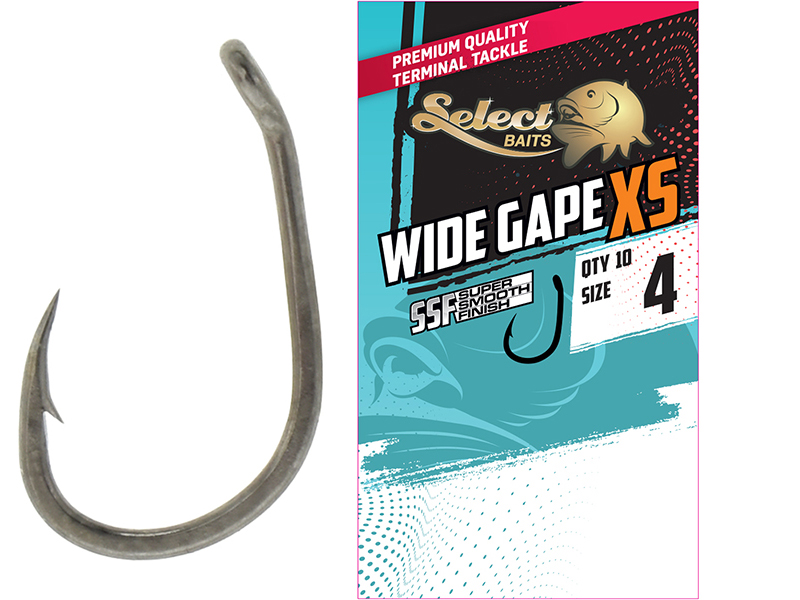 Carlige Select Baits Wide Gape XS SSF Hooks #4 [2]
