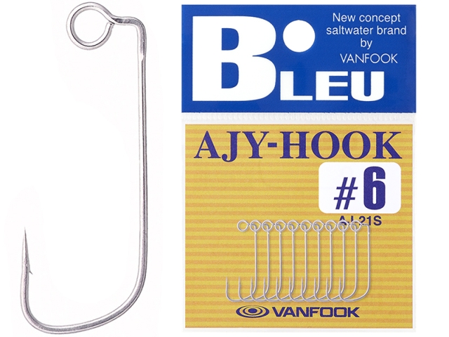 Carlige Vanfook AJ-21 AJY Hooks Silver #6 - 10pcs [3]