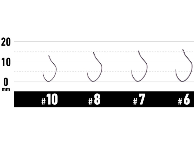 Carlige Vanfook BC-33F Bottom Experthook Medium Wire #7 - 16pcs [3]